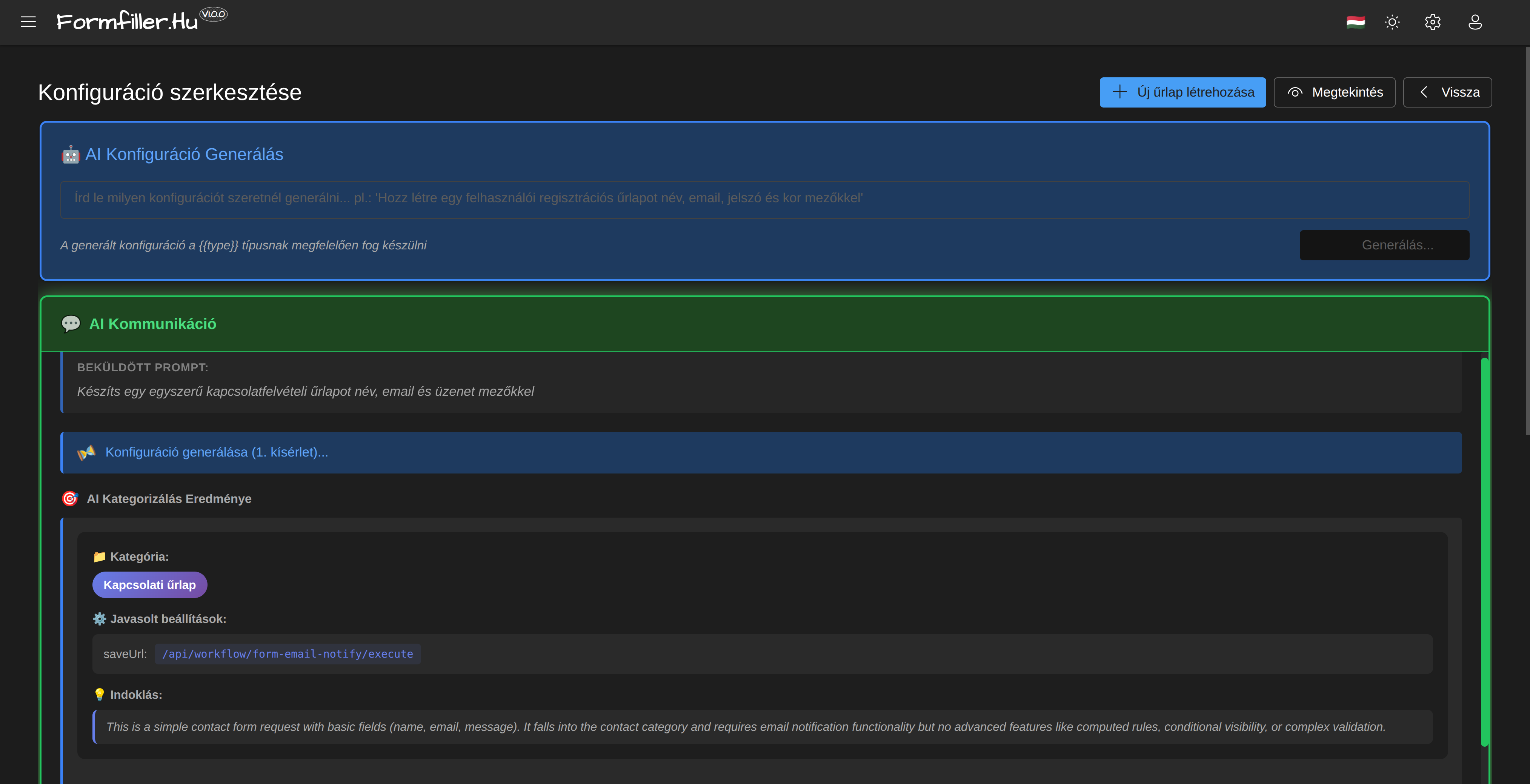 AI generálás folyamatban